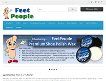 Tablet Screenshot of feetpeoplestore.com